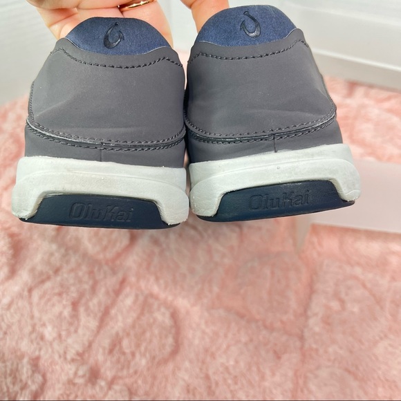 OluKai LAE’ AHI Gray Men Slip on Sneakers Men Size 9.5 Casual Comfy Minimalist - Picture 2 of 9